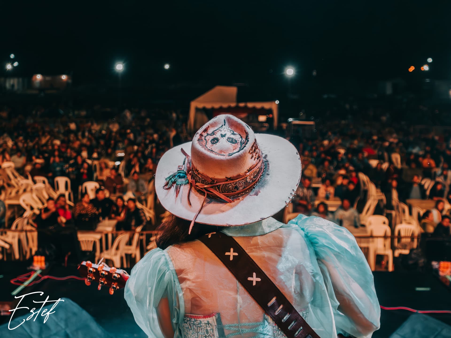 Fondo interactivo de redes sociales ESTEF